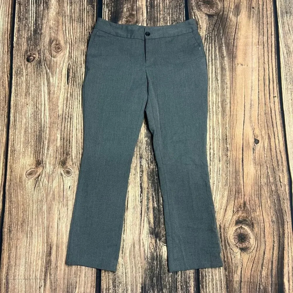 Banana Republic Women's Gray Herringbone Dress Pants‎ Size 0 Classic Fit